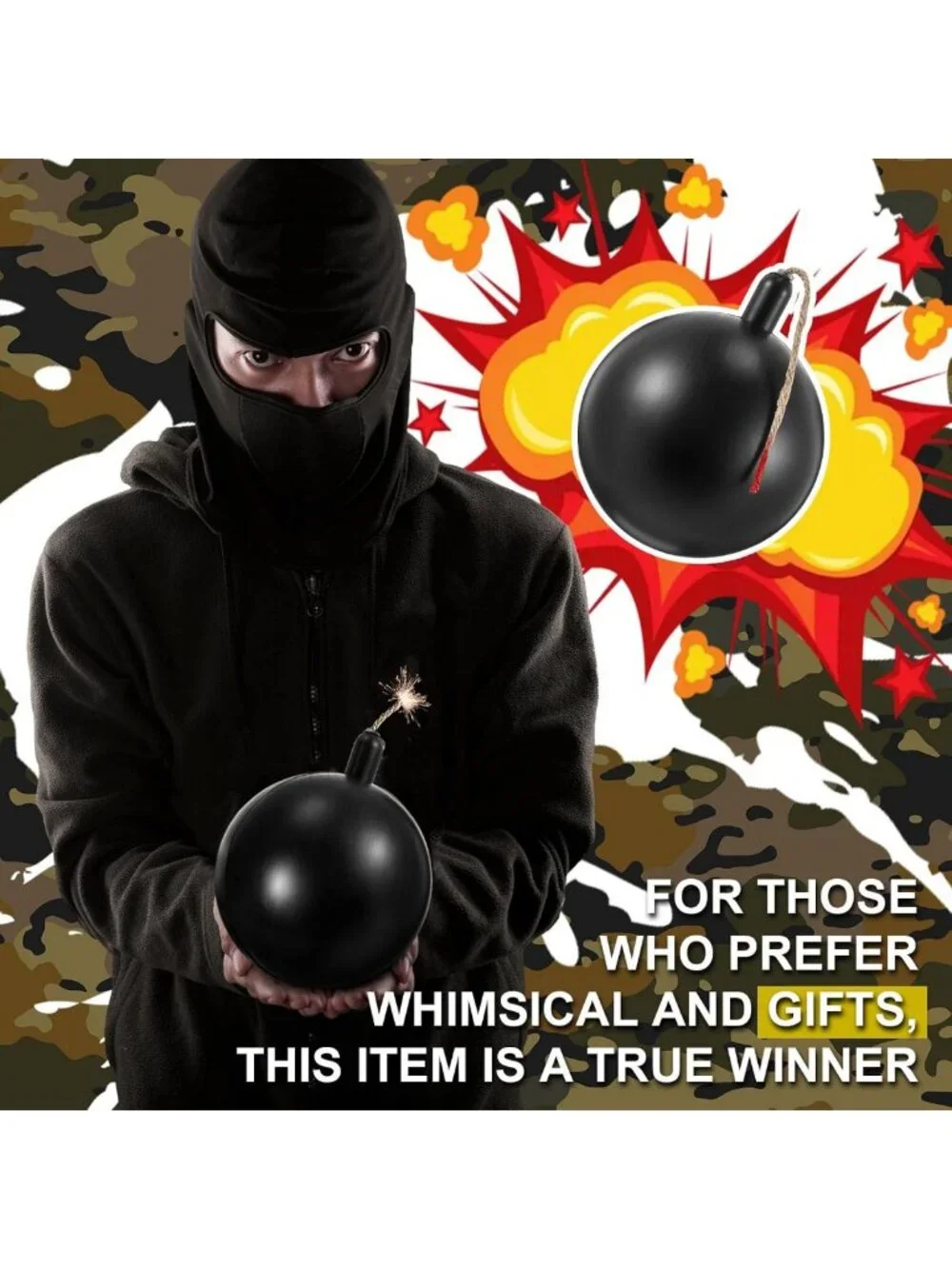 2Pcs Fake Bomb Halloween Props - 5